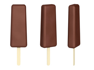ice cream on a white background