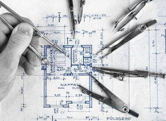 The part of architectural project