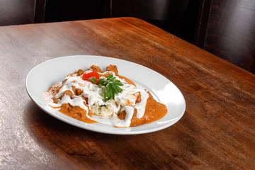 Delicious stew on the table