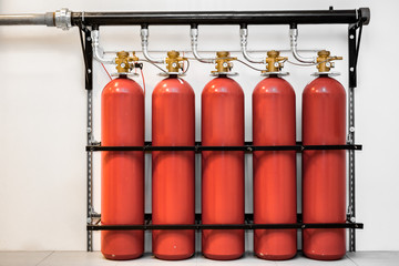 Large CO2 fire extinguishers