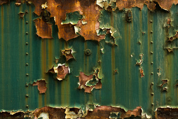 Rusted metal texture closeup photo