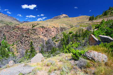 Rugged Mountain Scenery of Wyoming