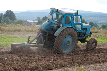 old tractor