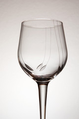 Bicchiere, flute in primo piano