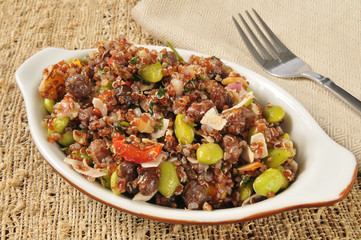 California red quinoa salad