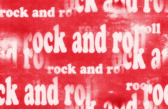 Concept Rock and roll word backgrounds and texture