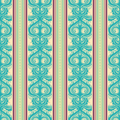 turquoise vintage pattern