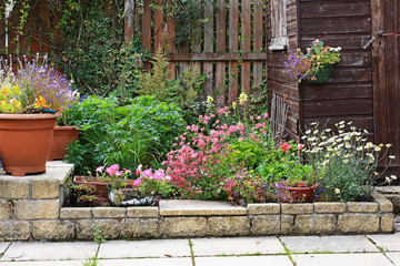 Garden stone landscaping