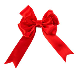 red bow isolated on white background - 56659074
