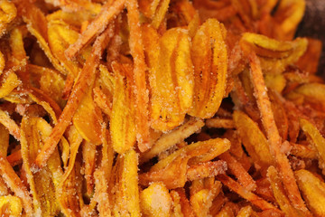 Sugar coated banana - sweet Thailand.