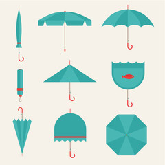 umbrella icons - 56660241