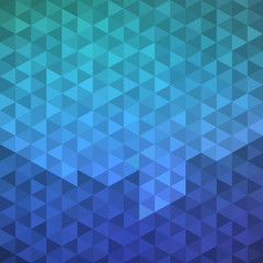 Turquoise geometric banner, vector eps8 illustration