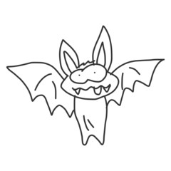 hand drawing cartoon halloween