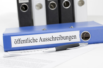 öffentliche Ausschreibungen