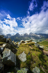 Fototapeta na wymiar Unterwegs im Nationalpark Hohe Tauern