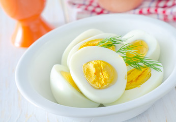 boiled eggs