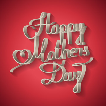 Happy Mothers Day Background - Vector Illustration