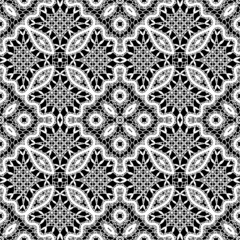 White lace texture, seamless pattern
