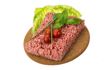 Stuffed raw meat