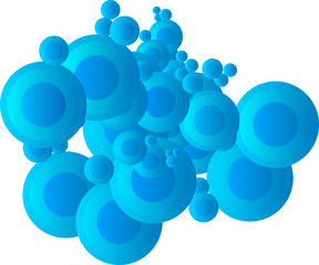 abstract blue shapes