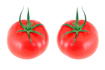 Fresh tomato isolated on white background