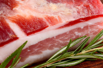 pancetta stagionata - seasoned bacon