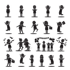 Successful Business Women - Vector Illustration