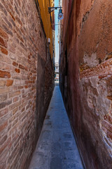 Narrow passage in Venice