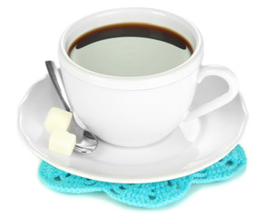 Coffee cup isolated on white