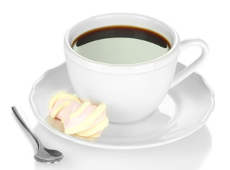 Coffee cup isolated on white