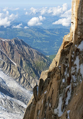steep cliffs of Swiss Alps