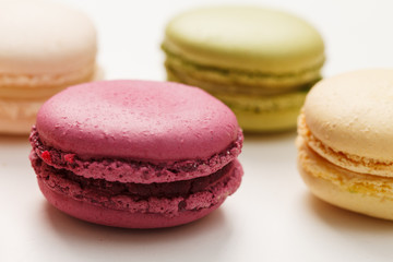 Tasty colorful macaroon