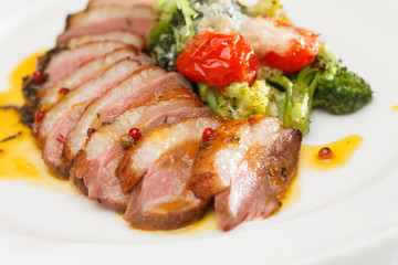 roasted pork with vegetables