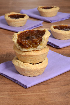 stack of butter tarts