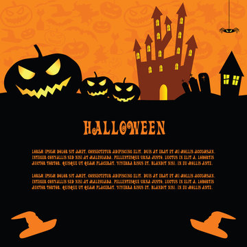 Halloween vector background