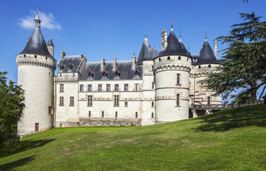 Fototapeta na wymiar Chaumont-sur-Loire castle. France. Châteaux of the Loire Valley