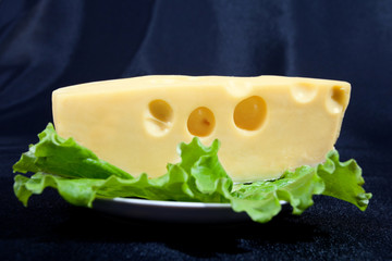 cheese and lettuce