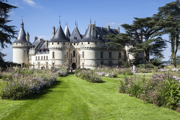 Fototapeta na wymiar Chaumont-sur-Loire zamek. Francja. Zamki w Dolinie Loary