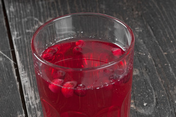 stewed cranberries and other berries