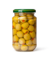 Preserved olives