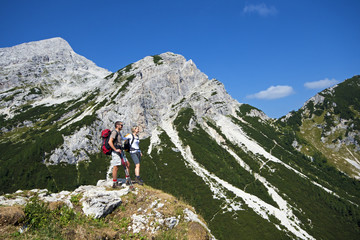 Fototapeta premium mountaineering