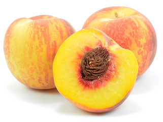 Isolated Peaches