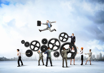 Teamwork concept