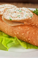 Pancake feta cheese