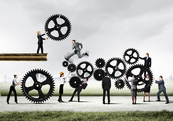 Teamwork concept