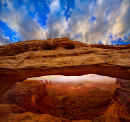 Mesa Arch in Canyonlands National Park Utah USA