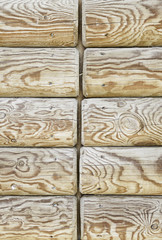 Wooden logs background