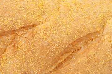 Background of yellow bread