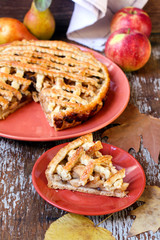 apple and pear pie