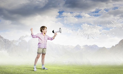 Boy with flute